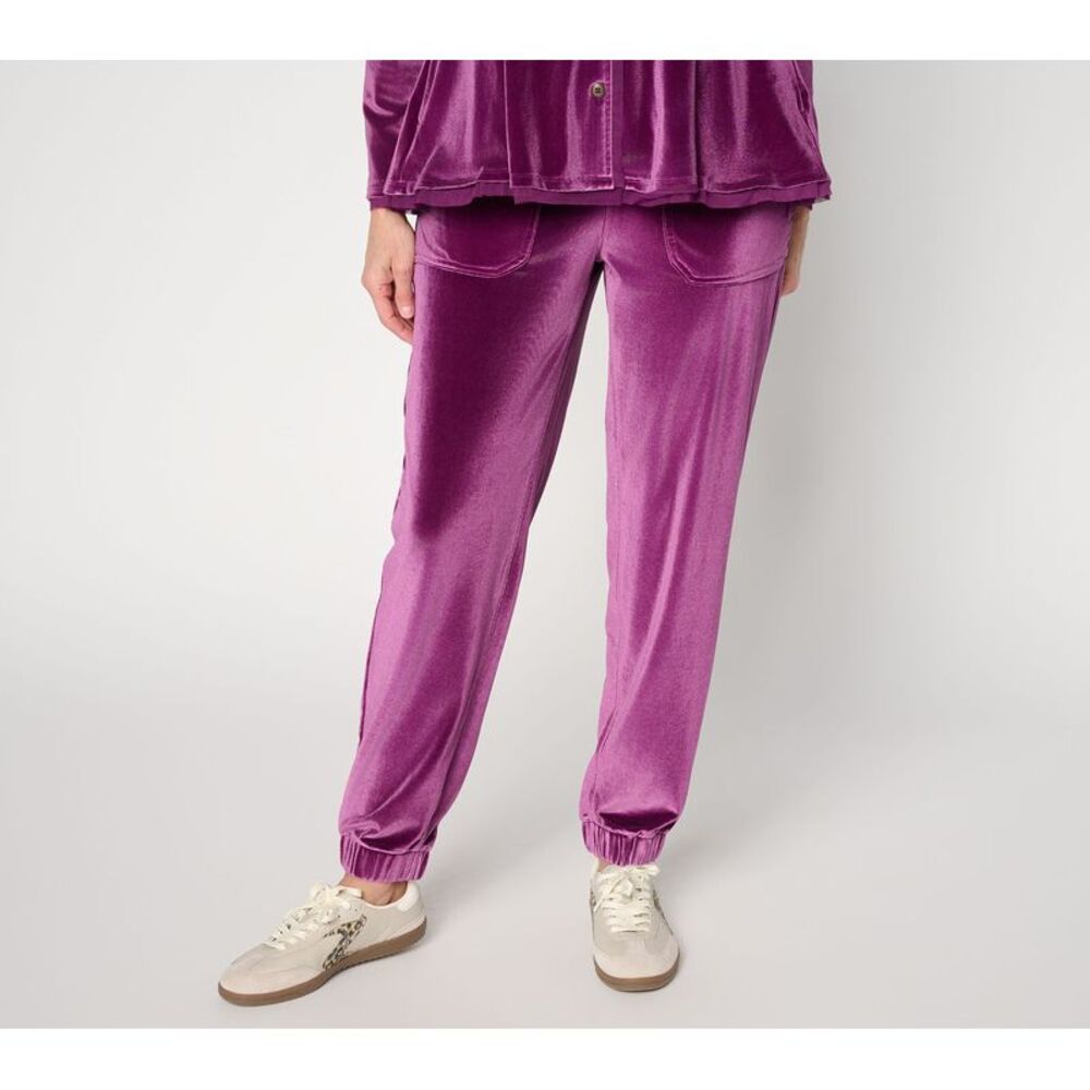 LEGO Women's Petite Pants 2XP Make Your Selection: LOGO by Lori Purple